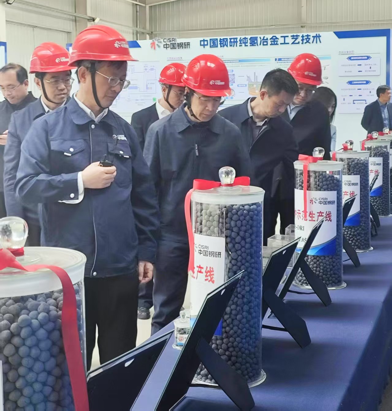 應急管理部專家組到純氫冶金技術開發中試基地調研